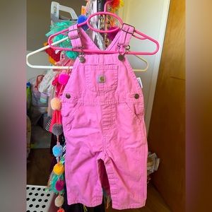 Carhartt pink overalls